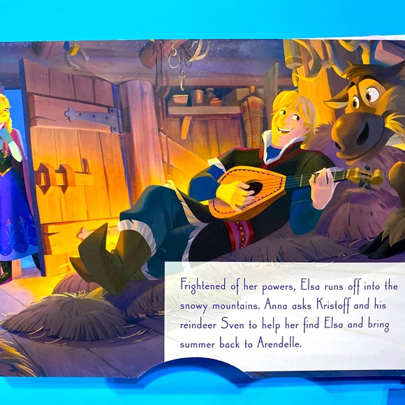 DISNEY FROZEN SING-ALONG SONGS! MUSICAL PIANO LEARNING BOOK LIGH UP KEYBOARD - Picture 4 of 15